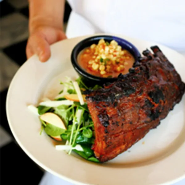 Baby back ribs at Mustards Grill